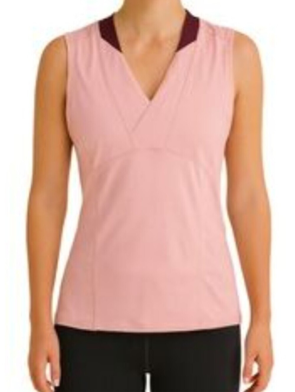 Nike fit Dry v-neck Pink Womens top Sleeveless Size Medium